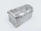Zilveren snuifdoos, Bijbelse voorstelling, Amsterdam, 1806, Antiek en Kunst, Verzenden, Zilver