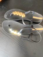 Zwarte goud Ipanema slippers maat39, Ophalen of Verzenden, Zo goed als nieuw, Zwart