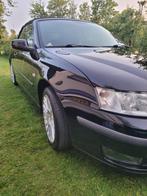 Saab 9-3 1.9 TID Cabrio AUT 2006 Zwart, Auto's, Beige, Cabriolet, Zwart, Diesel