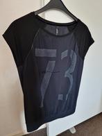 Zwarte Zip73 Shirt - Travel Stof, Zwart, Zip73, Ophalen of Verzenden, Zo goed als nieuw