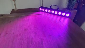 DMX LED Wash Bar / Balk met 9 x RGBW 4in1 leds beschikbaar voor biedingen