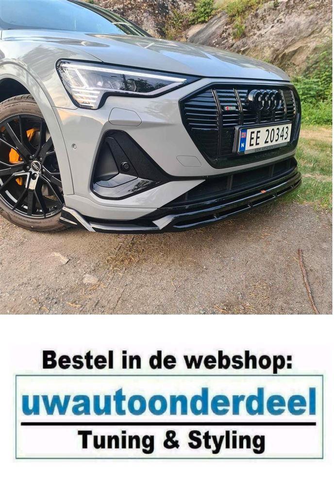 Maxton Design Spoiler Splitter Lip Geschikt Voor Audi E Tron, Auto diversen, Tuning en Styling, Ophalen of Verzenden