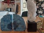 Agaat Boekensteunen & Quartz Kristal, Ophalen of Verzenden, Zo goed als nieuw