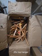Houten kledinghangers bovenkleding - 35 st, Ophalen of Verzenden, Gebruikt, Hout