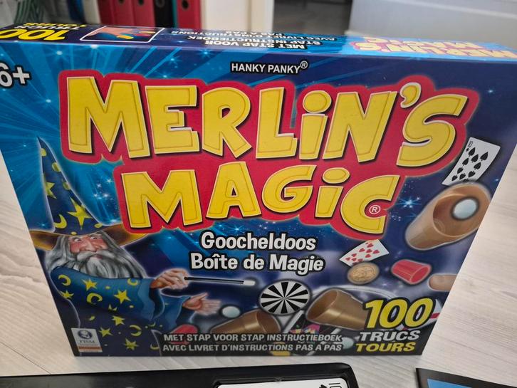 Goocheldoos Merlin's Magic, Kinderen en Baby's, Speelgoed | Educatief en Creatief, Zo goed als nieuw, Ontdekken, Ophalen