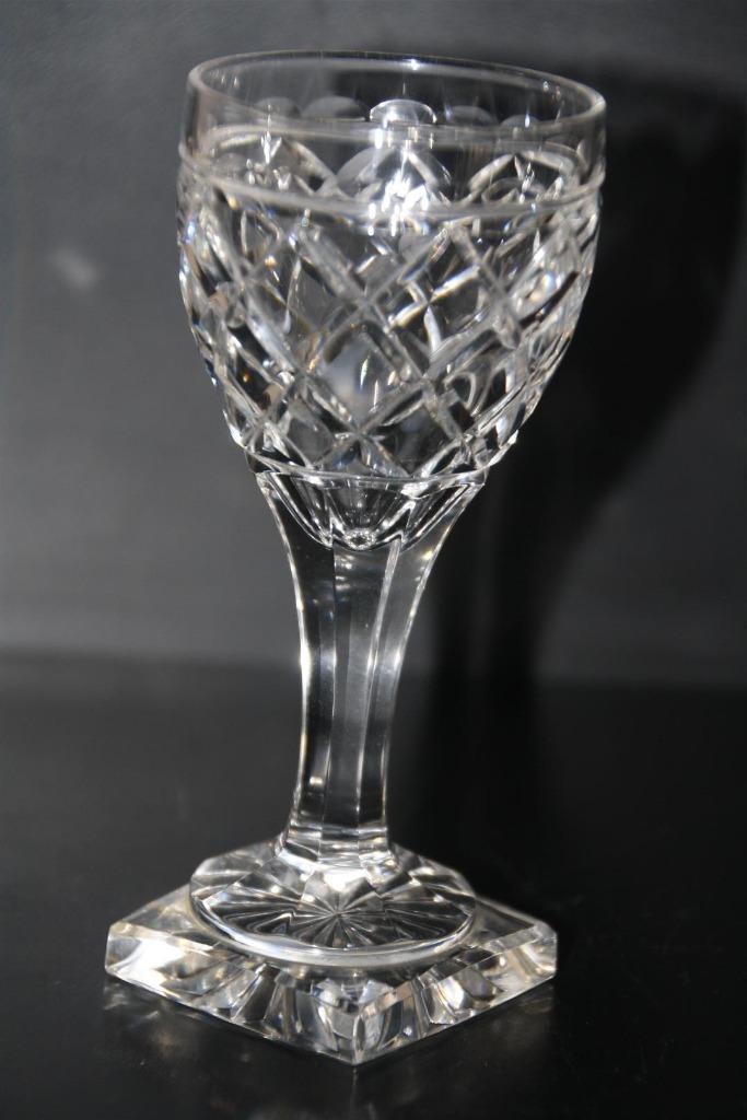 0ud kristallen borrelglas, Antiek en Kunst, Antiek | Glas en Kristal, Ophalen of Verzenden