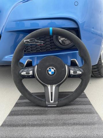 Bmw alcantara stuur, blauw 12H markering.F20 F21 F30 F32 etc beschikbaar voor biedingen