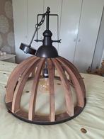 Prachtige houten hanglamp, Huis en Inrichting, Ophalen of Verzenden, Zo goed als nieuw