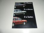 previewbrochure nieuwe Volkswagen Passat  1985, Ophalen of Verzenden, Zo goed als nieuw, Overige merken