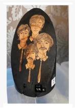 4 x Beatles afdruk op hout, hand painted, pr.p.stuk, Antiek en Kunst, Ophalen of Verzenden