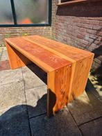 Handgemaakte salon tafel van massief hardhout, Ophalen, Zo goed als nieuw, Rechthoekig, Hout