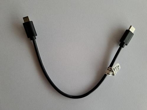 USB C naar Micro USB B kabel, 20 centimeter, Computers en Software, Pc- en Netwerkkabels, Nieuw, Ophalen