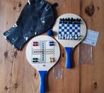 3-in-1 set, racket, balspel, schaakspel, mens erger je niet, Nieuw, Ophalen of Verzenden