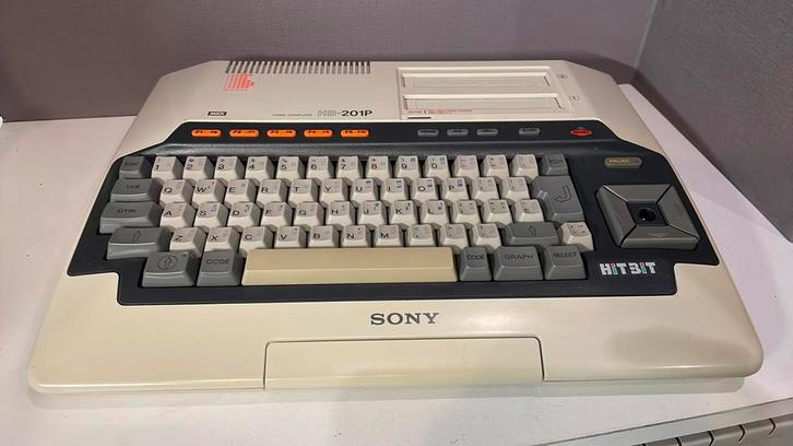 Sony HB-201P MSX computer – top conditie!, Computers en Software, Vintage Computers, Ophalen of Verzenden