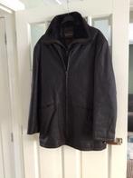 Lederen herenjas donker bruin maat L, Ophalen of Verzenden, Zo goed als nieuw, Maat 52/54 (L), Bruin