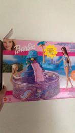 Barbie pool zwembad mooi nieuw in doos 1x gespeeld, Ophalen of Verzenden, Zo goed als nieuw