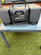 Philips radio - CD en dubbele cassettespeler, Ophalen, Philips, Gebruikt, Cd-speler