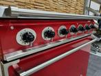Luxe Fornuis Falcon Deluxe 90cm INDUCTIE rood 5 zones, 60 cm of meer, Ophalen of Verzenden, Zo goed als nieuw, Energieklasse A of zuiniger