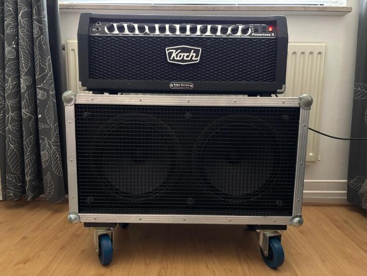 Koch powertone 2 met 2x12 V30 cabinet, Muziek en Instrumenten, Versterkers | Bas en Gitaar, Gebruikt, 100 watt of meer, Ophalen