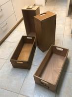 Houten kistjes 27x60xh18,5 cm, Ophalen, Gebruikt, 50 tot 75 cm, Minder dan 40 cm