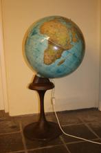 Verlichte bibliotheek globe, groot!, ca 1960, Antiek en Kunst, Ophalen
