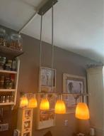 Hanglamp met verwisselbare kapjes, Huis en Inrichting, Ophalen of Verzenden, Zo goed als nieuw, Metaal, 50 tot 75 cm