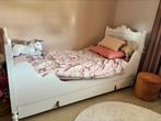 Bopita Belle bed 1 tot 2 peroons, 90x200 + uitschuiflade, Ophalen, 85 tot 100 cm, Zo goed als nieuw, Matras