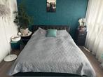 Gevoerd bed sprei quilt sprei bedsprei grijs 220 x 240 cm, Ophalen of Verzenden, Nieuw