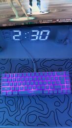 70% gaming keyboard 8+ RGB kleuren, Computers en Software, Toetsenborden, Bedraad, Gaming toetsenbord, Ophalen of Verzenden, Zo goed als nieuw