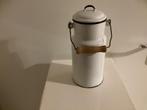Vintage Emaille melkkan, Huis en Inrichting, Keuken | Potten en Pannen, Ophalen of Verzenden, Gebruikt, Overige materialen, Pot, Bus of Blik