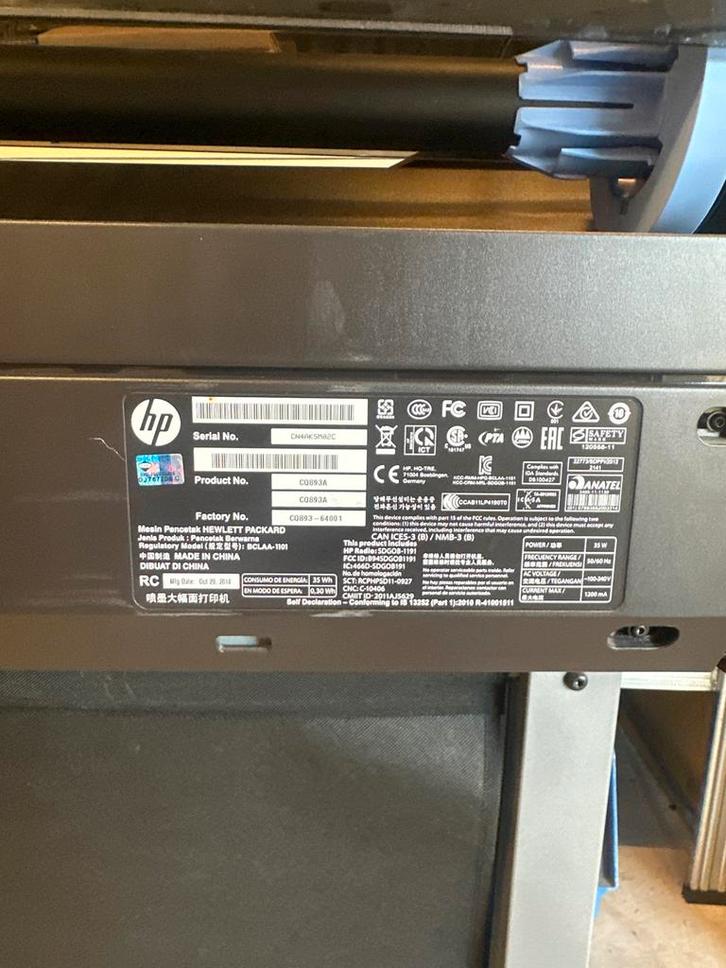HP Plotter - Defect - Onderdelen of Reparatie, Computers en Software, Printers, Niet werkend, Printer, Inkjetprinter, Kleur printen