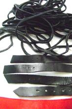 echt leer gespen riemtjes touwtjes crafting post apoc gothic, Hobby en Vrije tijd, Knutselen, Verzenden, Zo goed als nieuw, Materiaal