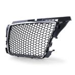 Sport Grill Chrome Zwart Voor Audi A3 8P RS3 Look, Auto diversen, Tuning en Styling, Verzenden, Automotive Parts, A.parts@hotmail.nl