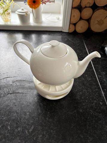 Dibbern Theepot met Warmhouder - Porselein beschikbaar voor biedingen
