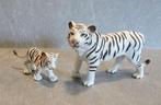 2 leuke Schleich dieren, Witte tijger met welpje !!!, Ophalen, Nieuw, Wild dier, Beeldje of Figuurtje