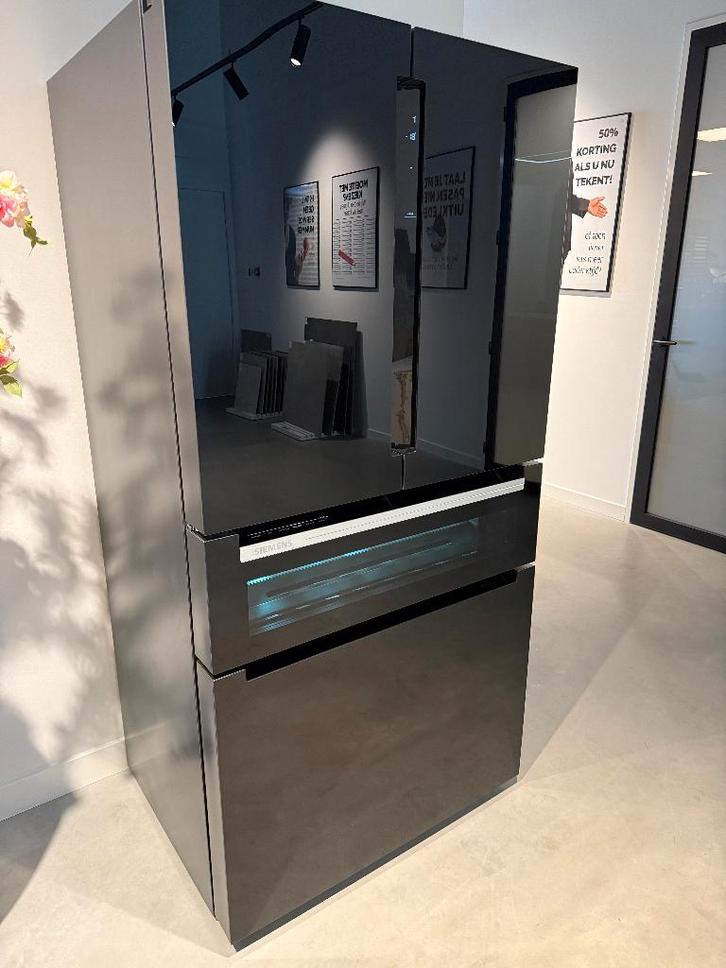 Siemens KF96RSBEA French door koel- vriescombinatie, Witgoed en Apparatuur, Koelkasten en IJskasten, Zo goed als nieuw, Met aparte vriezer