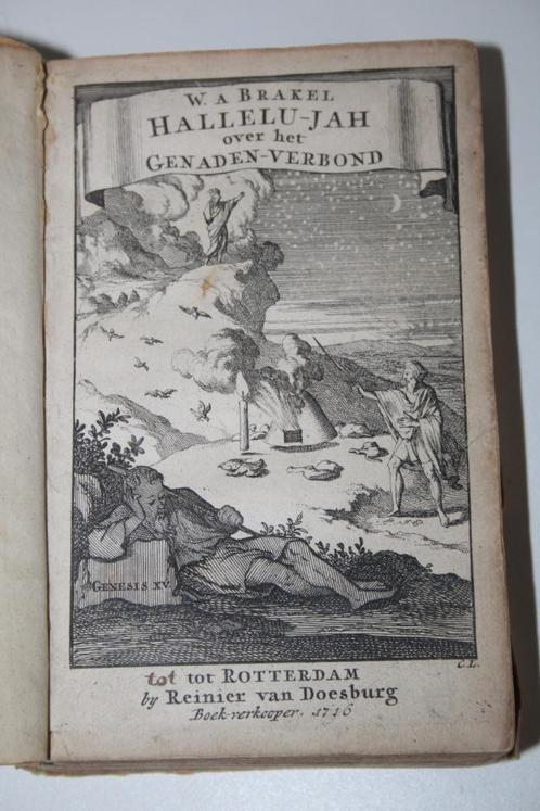 Wilhelmus à Brakel - Hallelu-jah, ofte lof des HEEREN (1716), Antiek en Kunst, Antiek | Boeken en Bijbels, Ophalen of Verzenden