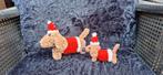 Gehaakte Kerst Teckel Dachshund met rode jas, Ophalen of Verzenden, Nieuw