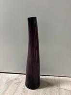 Paarse glazen vaas Leonardo, Overige kleuren, Ophalen of Verzenden, Minder dan 50 cm, Glas
