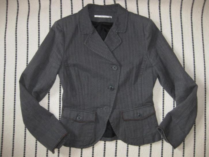 Part Two jasje tweed, grijs, getailleerd, maat 38, Kleding | Dames, Jasjes, Kostuums en Pakken, Zo goed als nieuw, Jasje, Maat 38/40 (M)