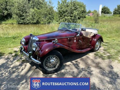 MG TF cabriolet | Route 66 Auctions, Auto's, Oldtimers, Bedrijf, Te koop, Lederen bekleding, MG, Benzine, Overige carrosserieën