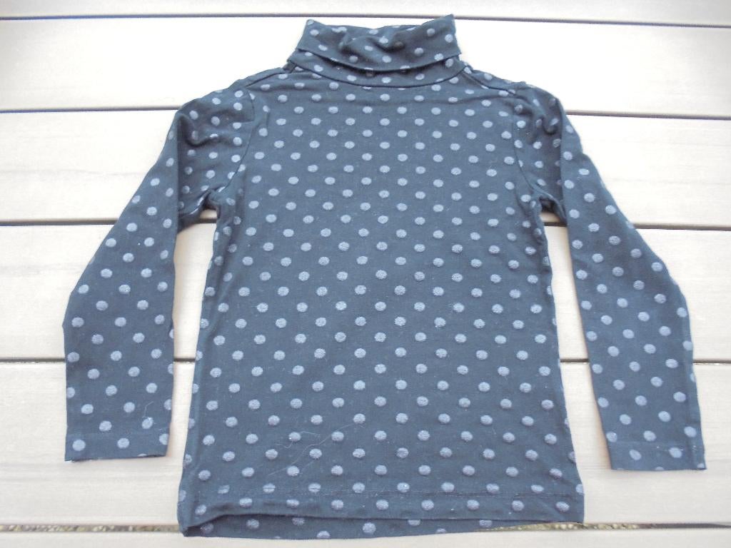 Zwart / grijs shirtje, Kinderen en Baby's, Kinderkleding | Maat 98, Zeeman, Meisje, Ophalen of Verzenden, Zo goed als nieuw