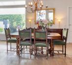 Antieke eethoek, ovale eettafel met 6 stoelen, Ophalen