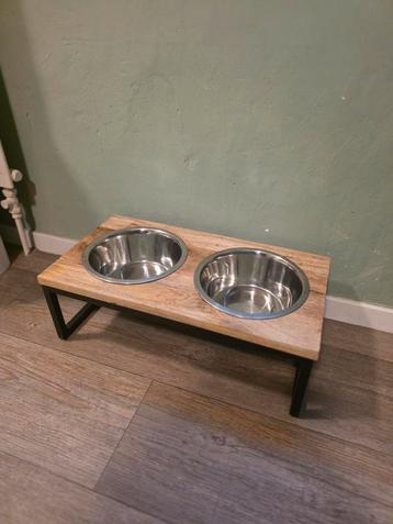 Mango hout voerbak / drinkbak  beschikbaar voor biedingen