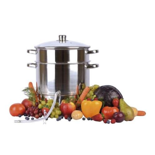 Natursaft stoomextractor (sappan), Huis en Inrichting, Keuken | Potten en Pannen, Zo goed als nieuw, Overige typen, Rvs, Ophalen of Verzenden