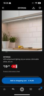 2x IKEA SKYDRAG 60cm  + Silverglans driver, Ophalen, Zo goed als nieuw, Kunststof, Minder dan 50 cm