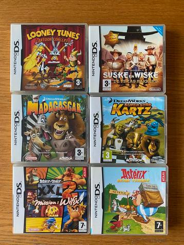 10 Nintento ds games thema strips/cartoons beschikbaar voor biedingen