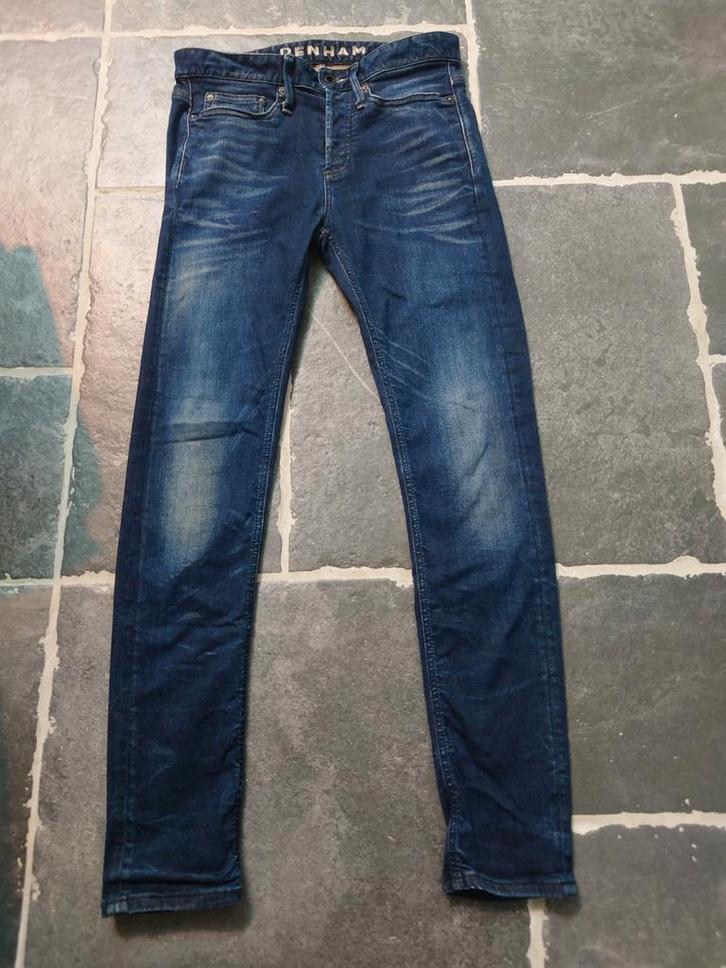Denham, WITTE SCHAAR, BOLT, Skinny Fit, W28 L30. Rob2830, Kleding | Heren, Spijkerbroeken en Jeans, Nieuw, W32 (confectie 46) of kleiner