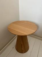 Kwantum Cone tafeltje bijzettafel Naturel, Huis en Inrichting, Minder dan 55 cm, Rond, Zo goed als nieuw, Ophalen