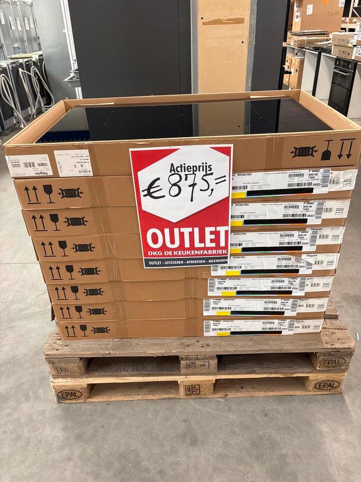 Pelgrim IKA7093 Inductie Kookplaat 90cm *nieuw*, Witgoed en Apparatuur, Kookplaten, Nieuw, Inbouw, Inductie, 4 kookzones, Ophalen